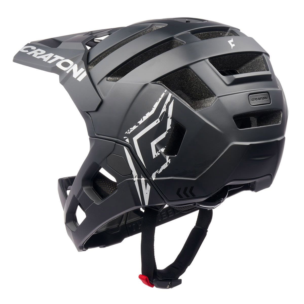 Cratoni Madroc Fullface-Helm mit abnehmbaren Kinnbügel