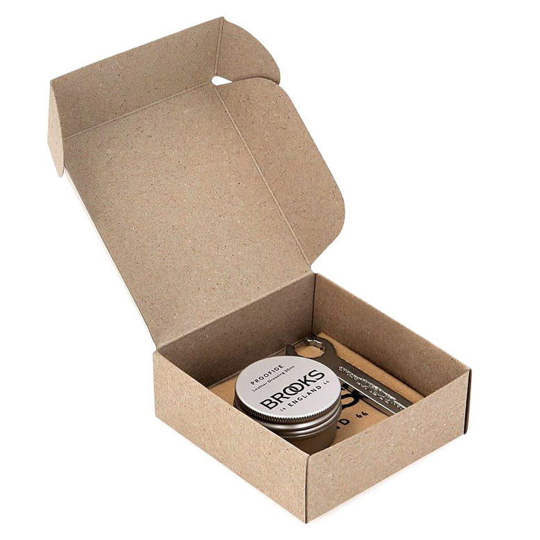 brooks-leather-saddle-care-kit-30-ml-000 Brooks Leather Saddle Care Kit mit 30 ml Proofide, Sattelspanner, Baumwolltuch