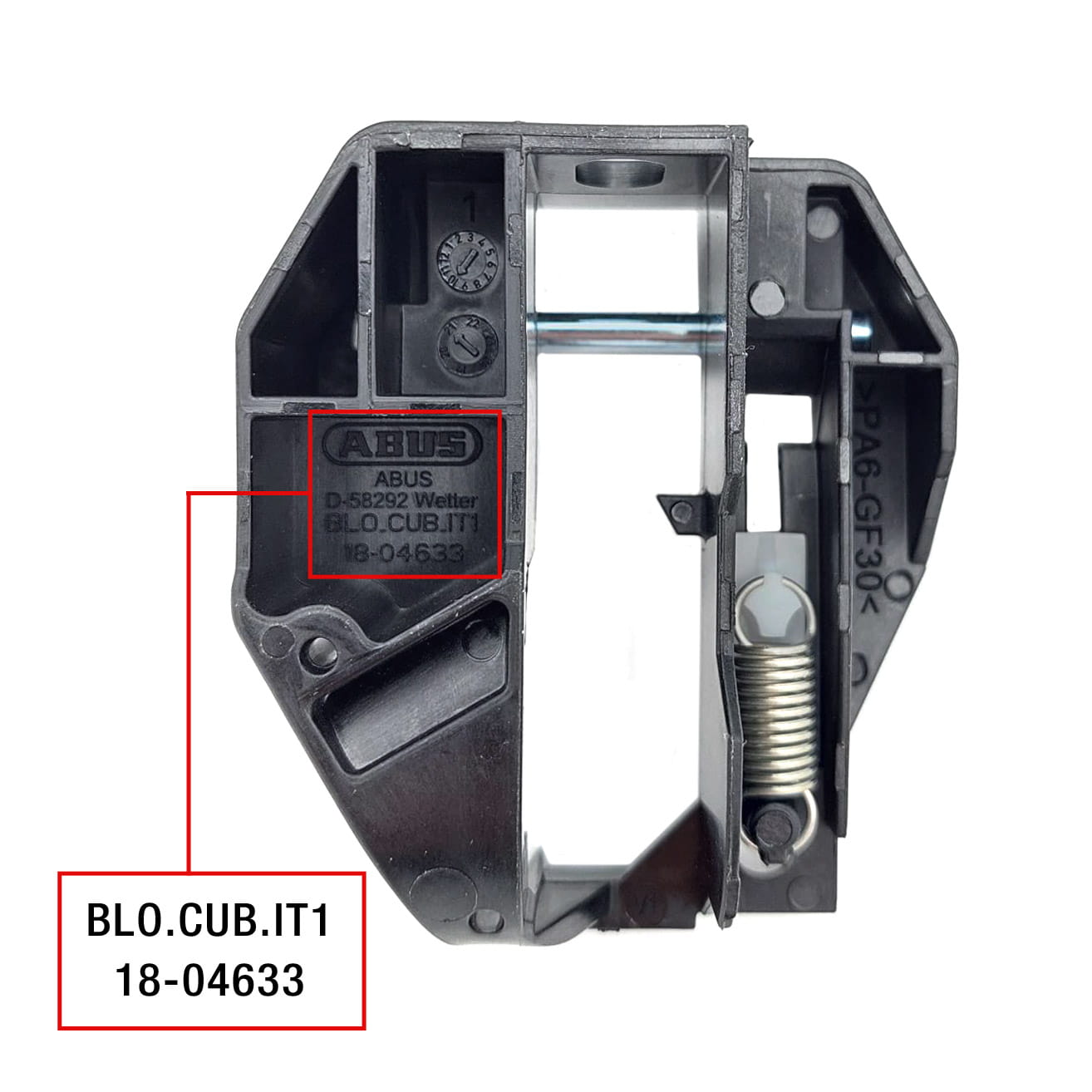ABUS Cube Battery Mount BLO CUB IT1 Bracket 18-04633 (86121)