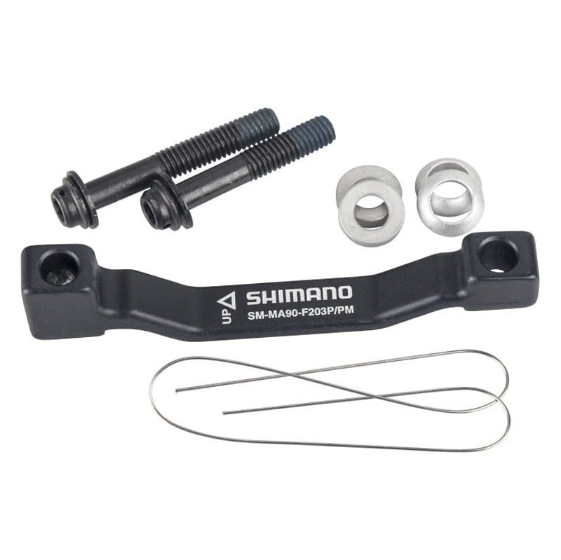 shimano-adapter-I-SMMA90F203PPM Shimano Scheibenbremsadapter PM auf PM +23 mm for 203 mm Scheibe