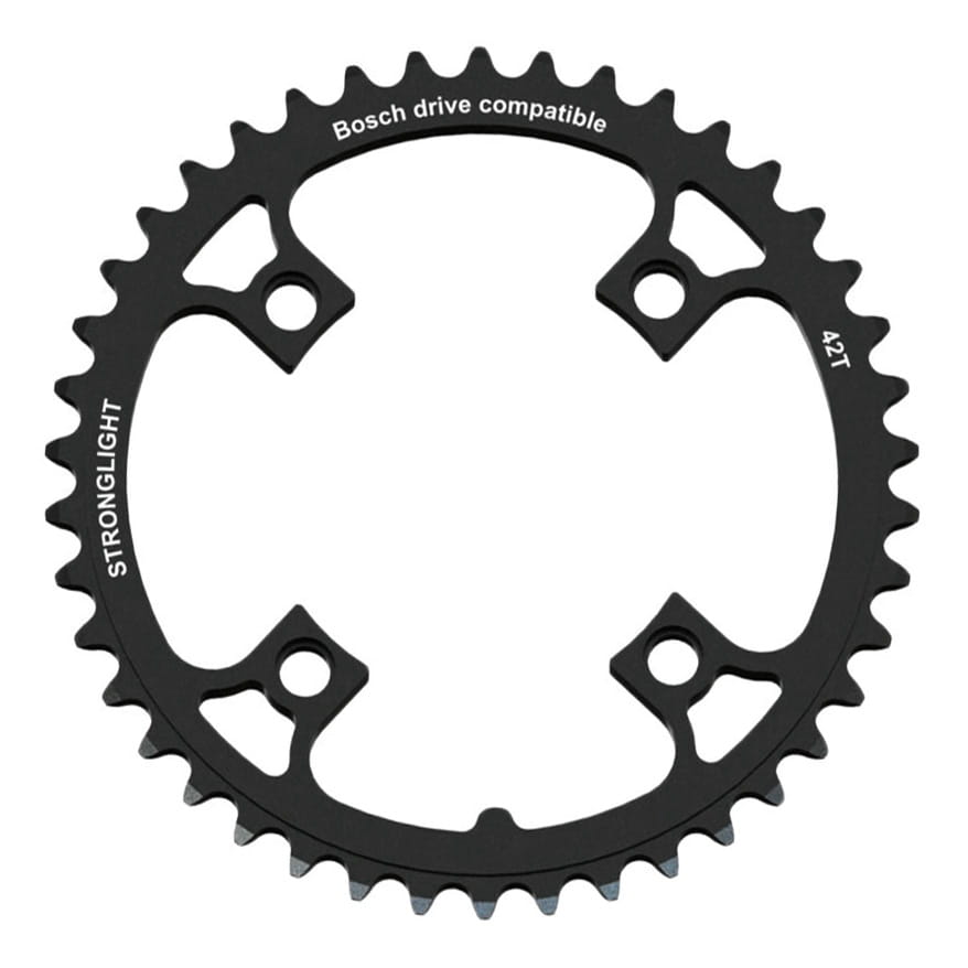 stronglight-kettenblatt-bosch-e-bike-104-mm-lochkreis Stronglight Kettenblatt Bosch E-Bike 36/38/40/42/44 Zähne, 104 mm Lochkreis, 4-Arm