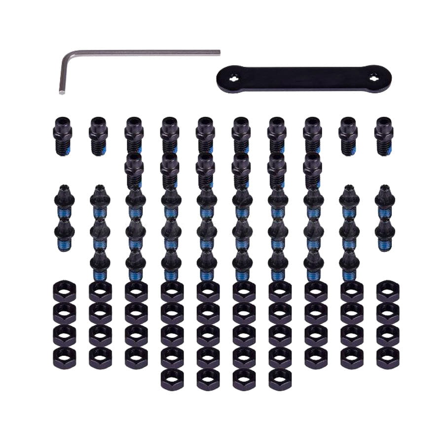 DMR V11 Pedal Pin Kit Black Ersatzpins mit Werkzeug