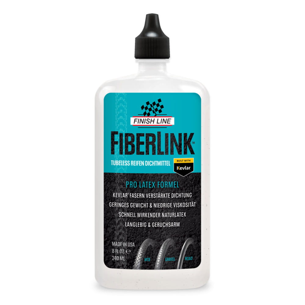 Finish Line Fiberlink Pro Latex Tubeless Reifendichtmittel 240 ml Finish Line Fiberlink Pro Latex Tubeless Reifendichtmittel 240 ml