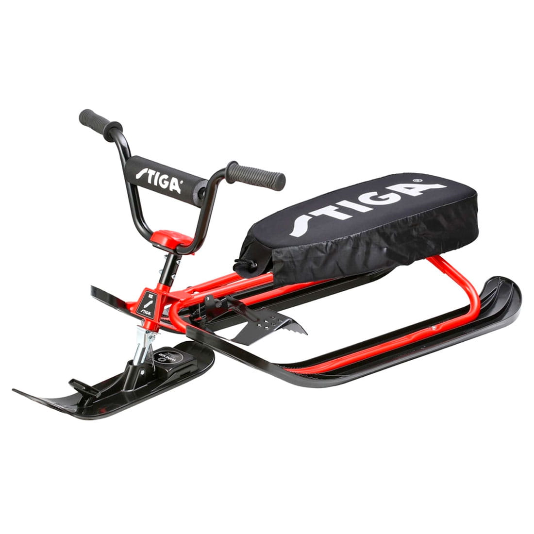 Stiga Snowracer SX mit Sitzpolster Red/Black Stiga Snowracer SX mit Sitzpolster Red/Black