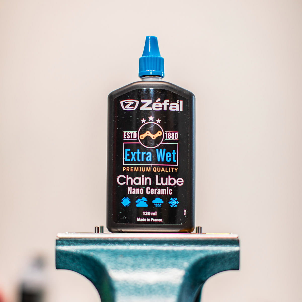 Leva Frizione Moto Lubrificante Catena Bici Zefal Extra Dry Premium - Cera A Secco 120 Ml, Per Strada E MTB Grasso Bici - Foto 5