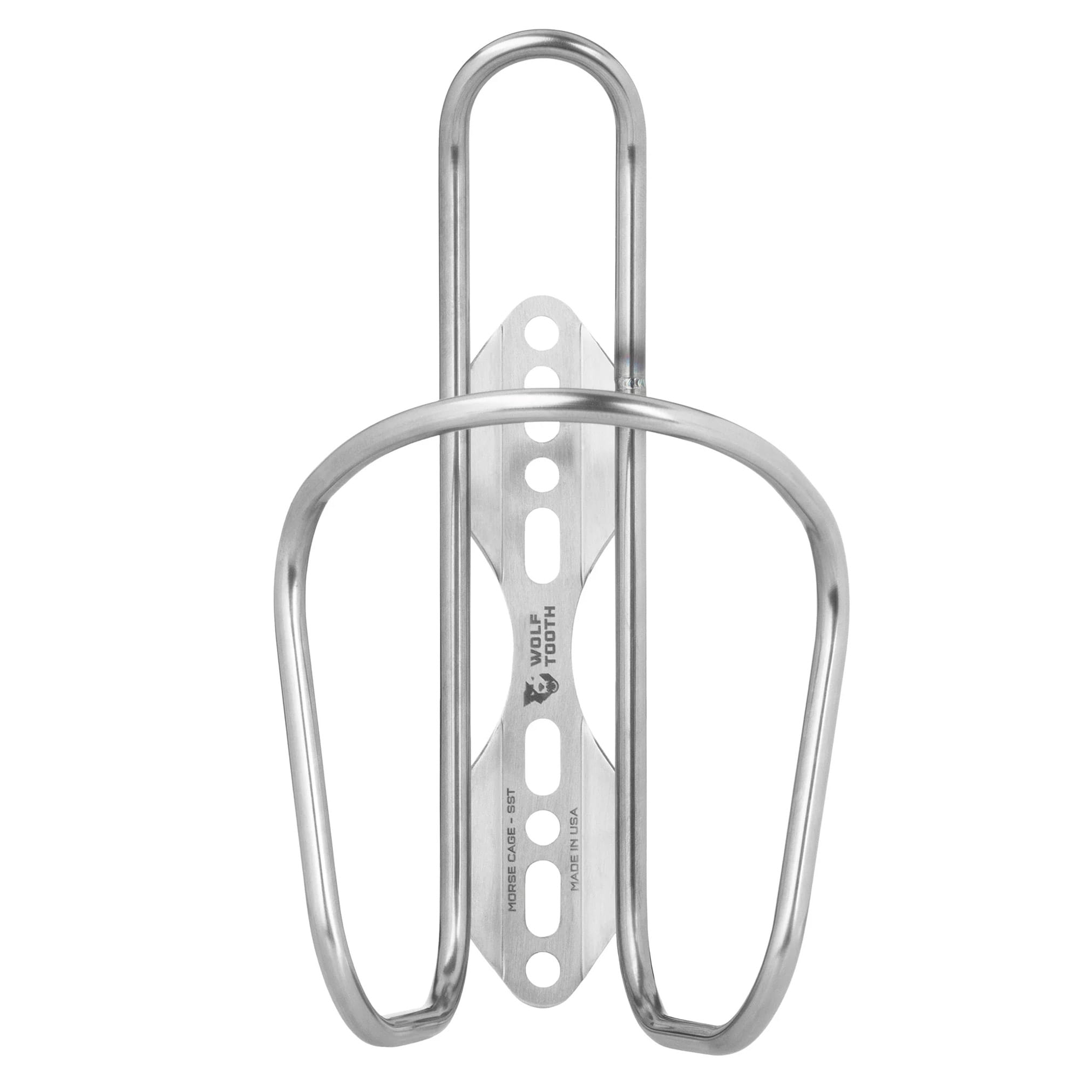Wolf Tooth Morse Cage Bottle Cage Edelstahl Wolf Tooth Morse Cage Bottle Cage Edelstahl