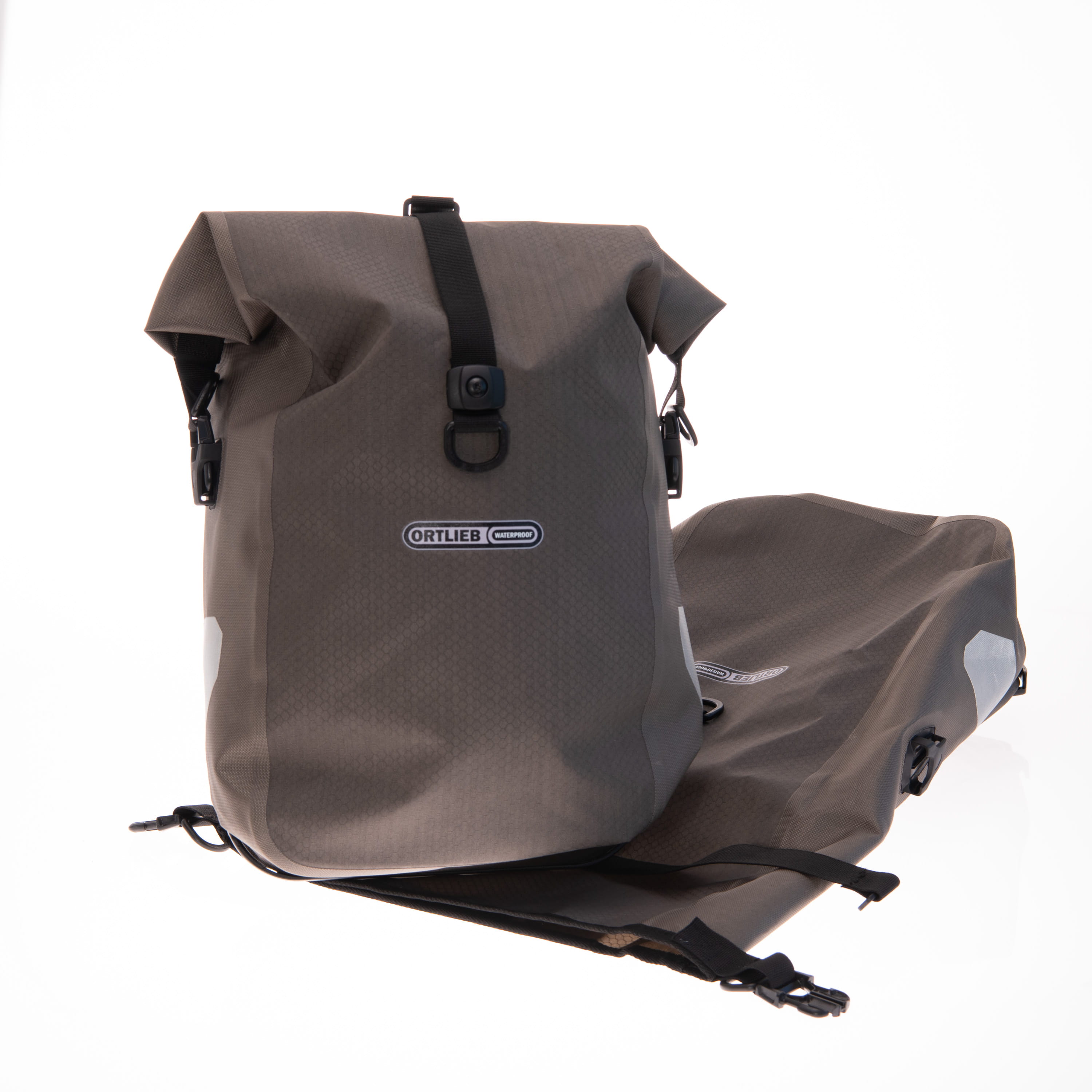 Ortlieb Gravel-Pack Gepäckträgertaschen Paar 29L - Dark Sand (B-Ware)