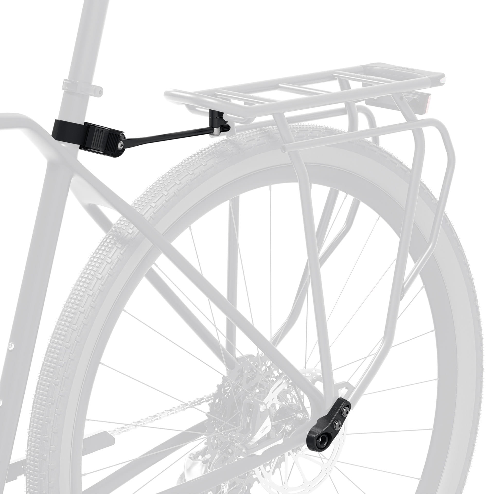 Racktime Tubus Fast Release Adapter für Gepäckträger 71800