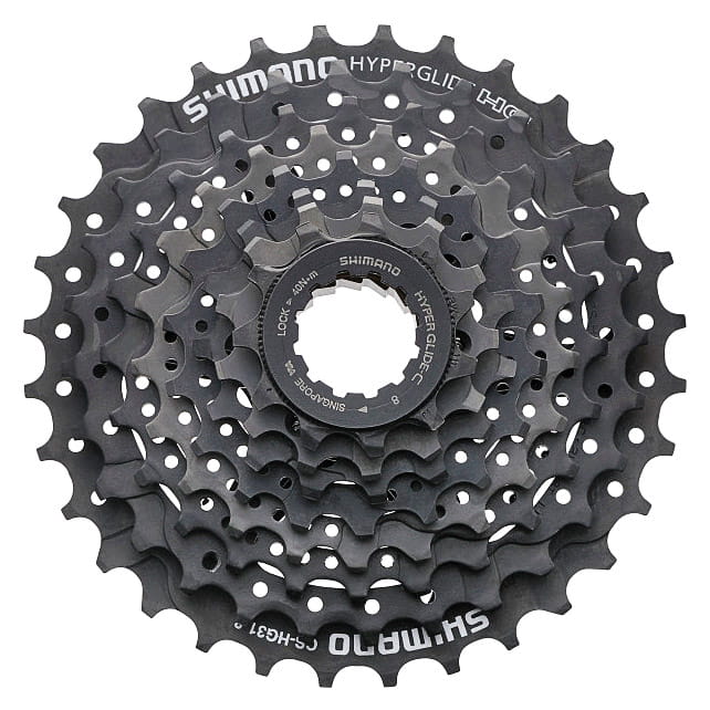 shimano-cs-hg31-8-fach-kassettenzahnkranz-ecshg318132 Shimano Cassette CS-HG31 8-speed 11-30 Teeth