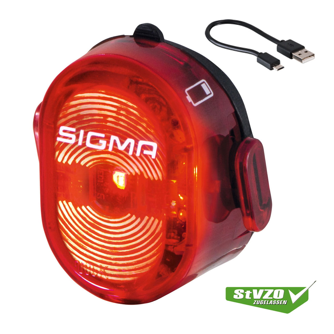 Sigma Nugget II LED Fahrrad Rücklicht mit USB