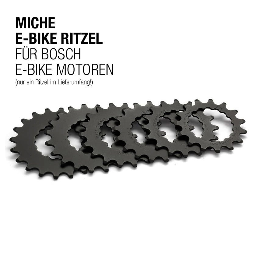 Miche E-Bike Motorritzel / Kettenblatt für Bosch Motoren 14-20 Zähne