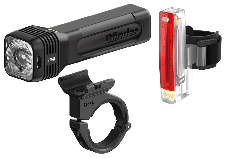 Knog Blinder 80 + Plus Twinpack StVZO Beleuchtungsset (500 / 20 Lumen)