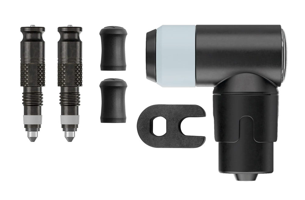 Schwalbe CLIK VALVE Umrüstkit SV mit Pumpenkopf 3541 Schwalbe CLIK VALVE Umrüstkit SV mit Pumpenkopf 3541