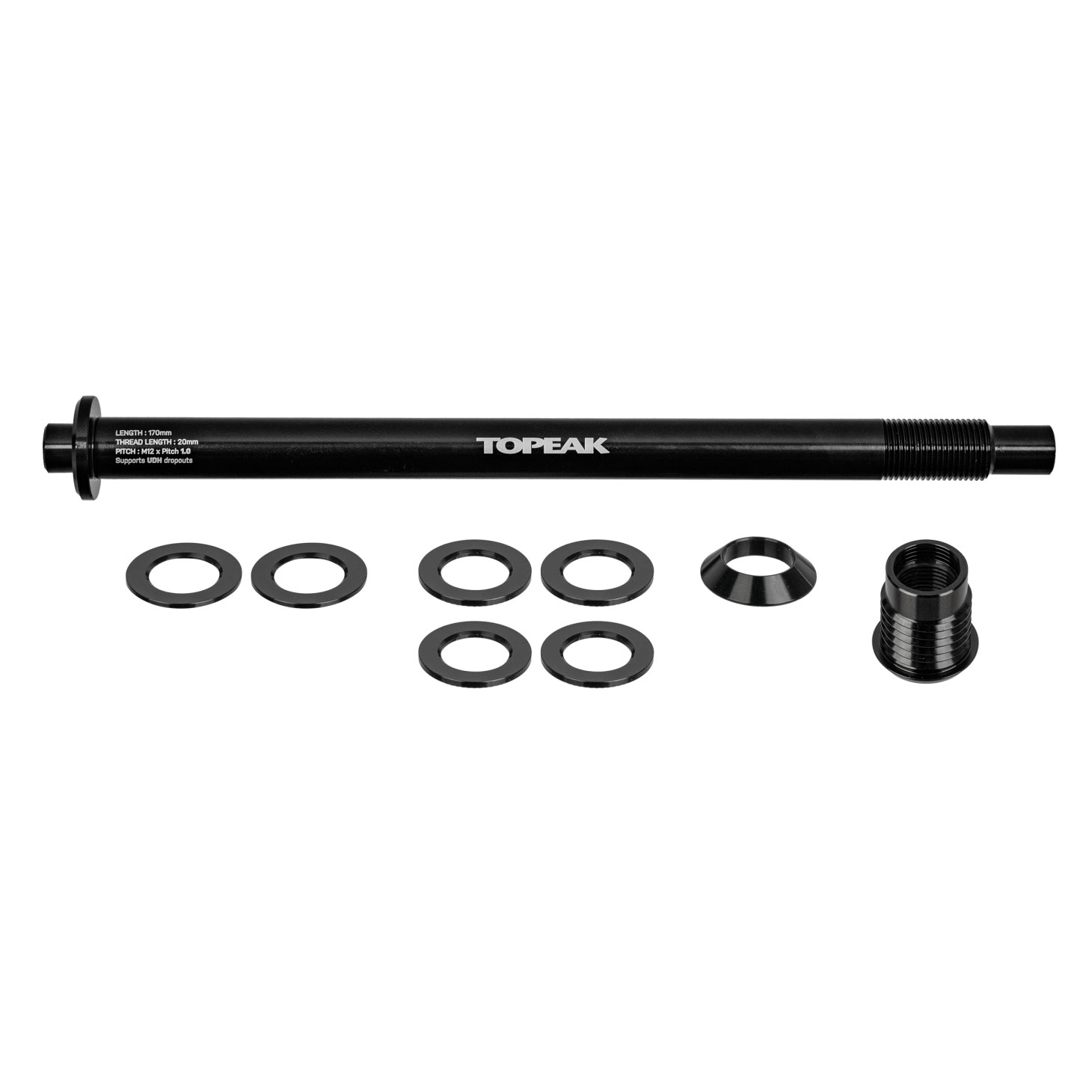 Topeak Zi:RAK Thru-Axle M12 Adapter Steckachse Topeak Zi:RAK Thru-Axle M12 Adapter Steckachse