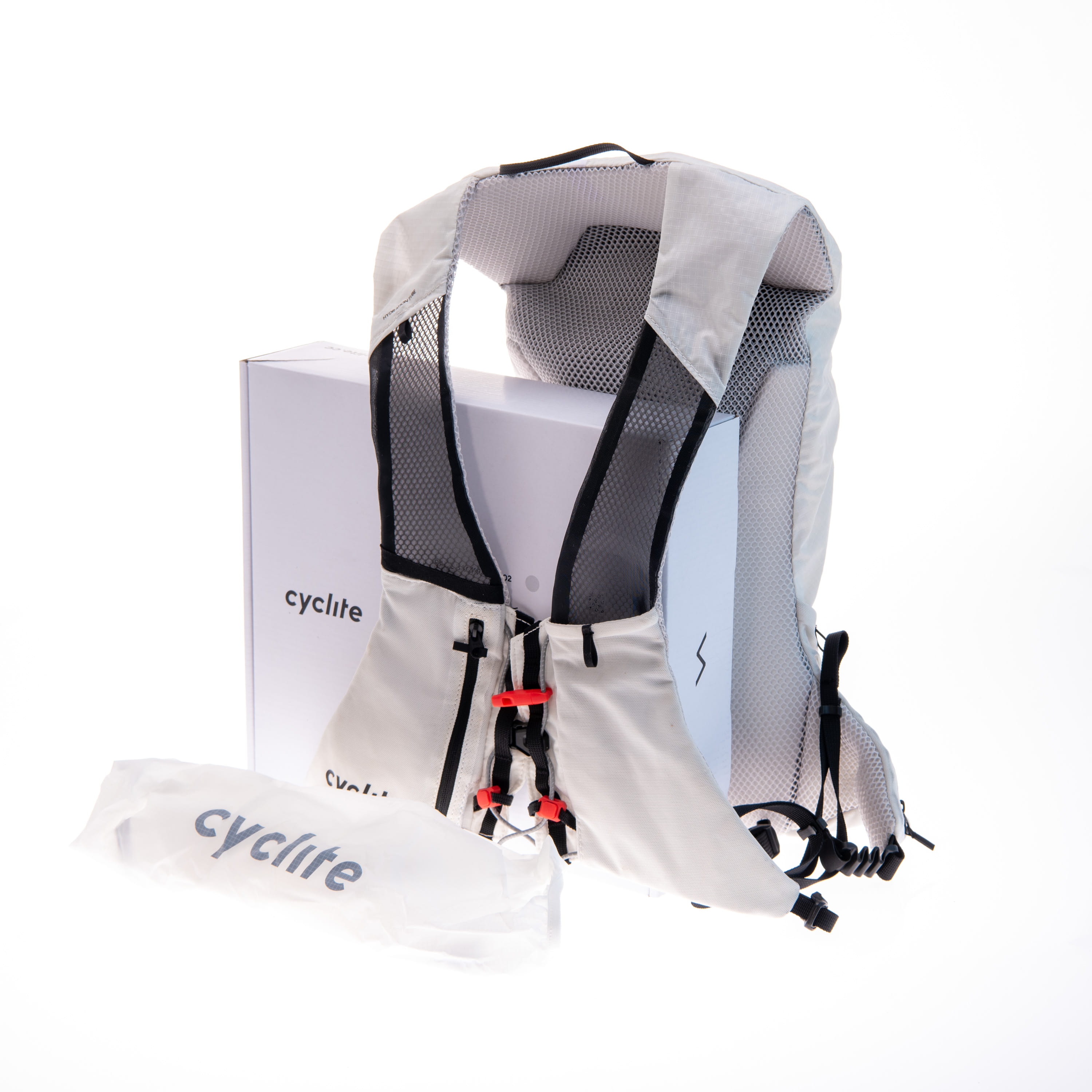 Cyclite Race Backpack / 02 Rucksack 7.1L - Light Grey (Second Choice)