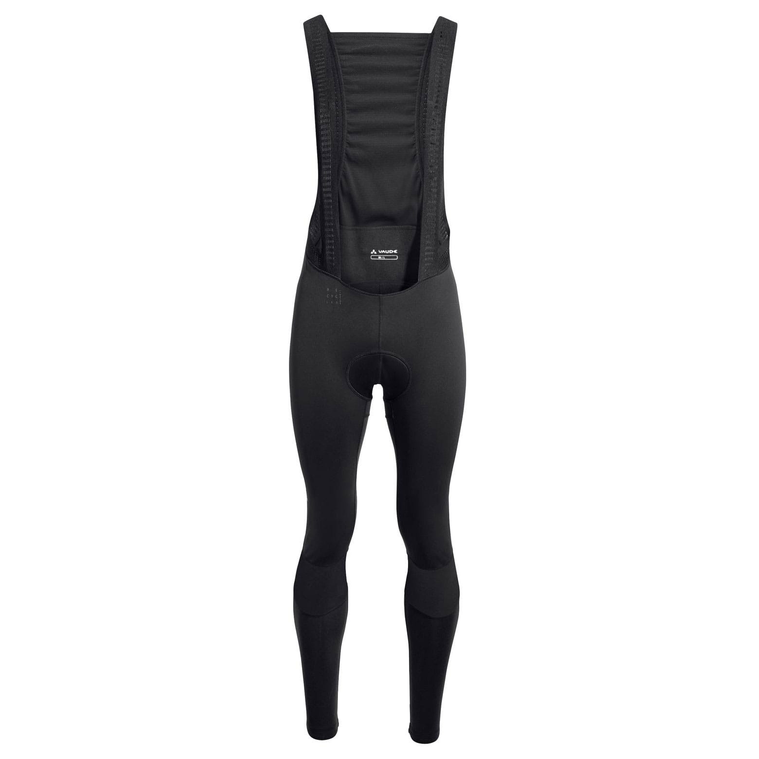 VAUDE Mens Kuro Warm Bib Tights Bib Shorts with SQlab Sitzpolster