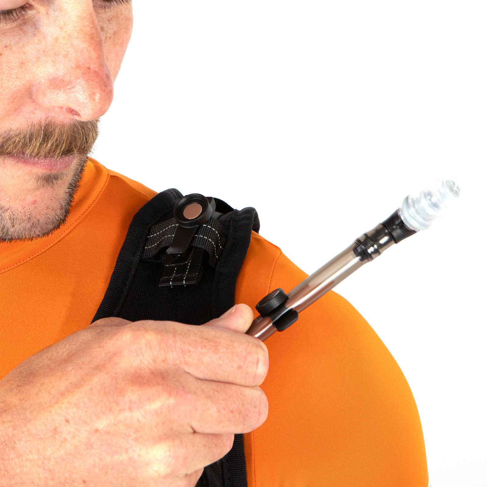 Restrap Rolltop Hydration Vest Detail Trinkschlauch