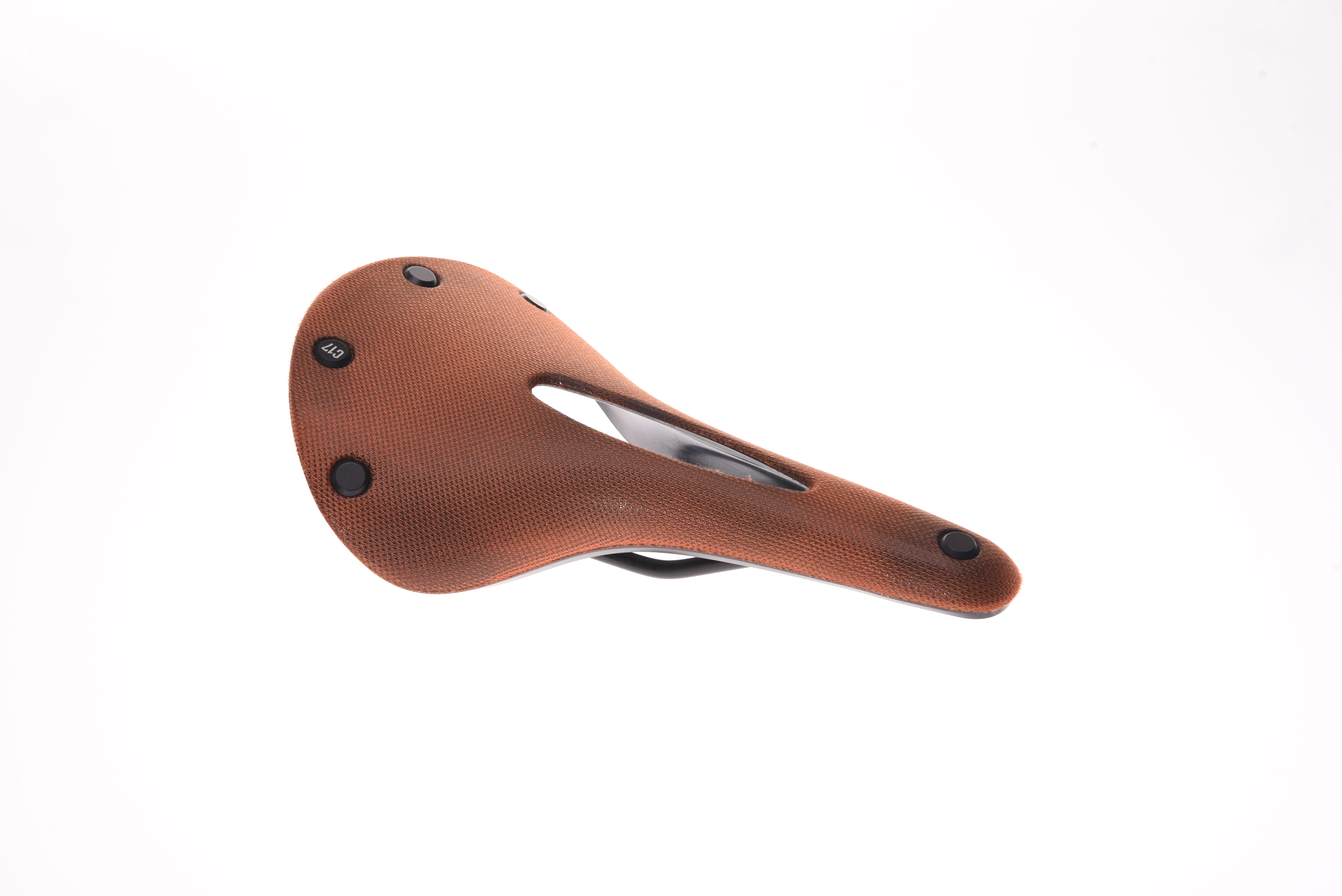 Brooks C17 Carved Cambium Sattel - Orange (B-Ware)