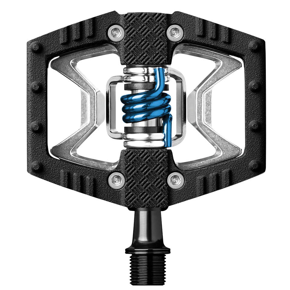 Crankbrothers Doubleshot 2 Hybridpedale Black-Raw Crankbrothers Doubleshot 2 Hybridpedale Black-Raw
