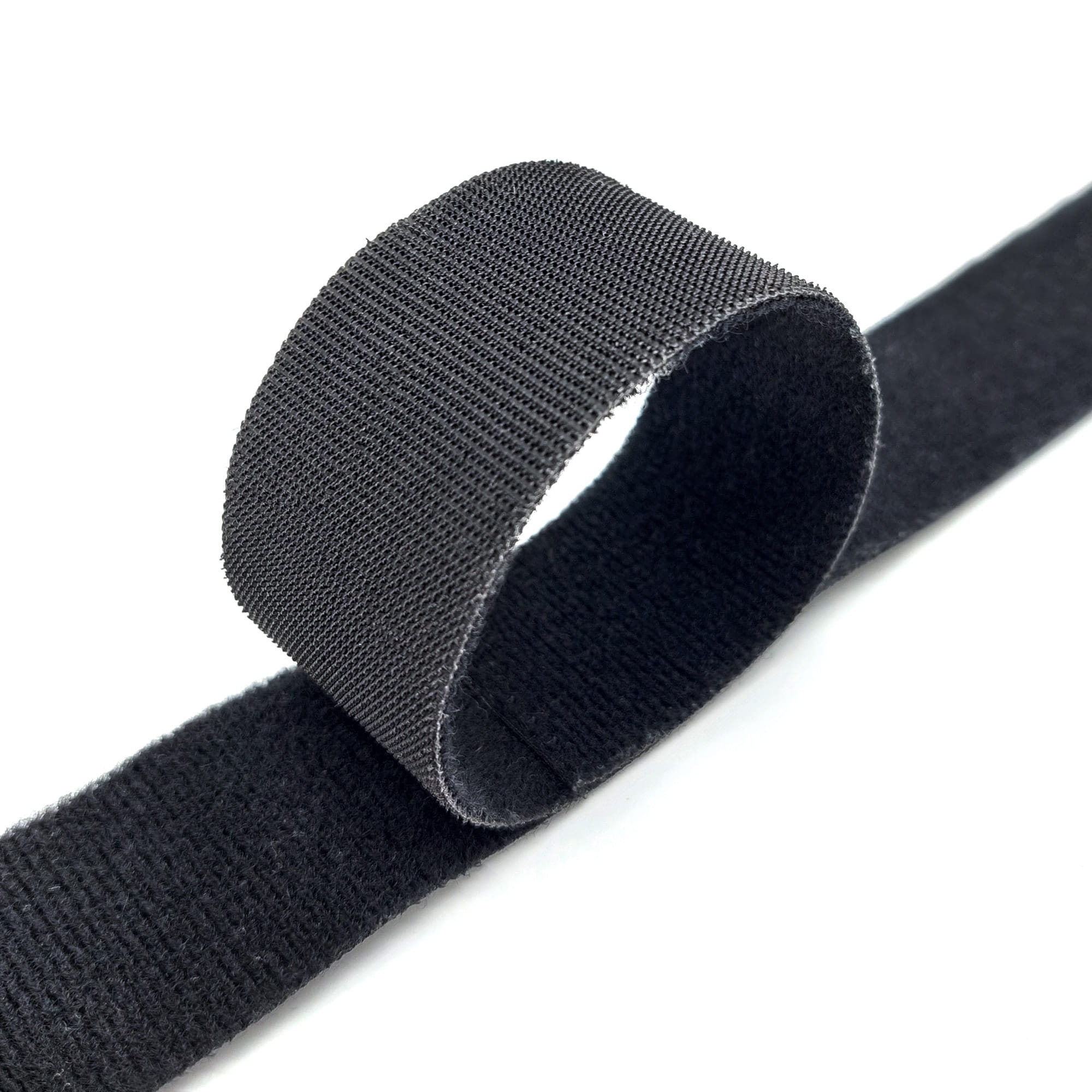 klettband-beidseitig-hakenband-veloursband Klettband beidseitig Hakenband / Veloursband (dünn 1,35 mm) Meterware