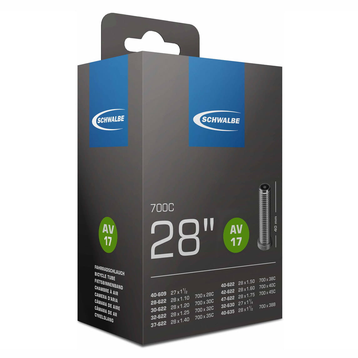 Schwalbe Schlauch 17 für 28" Schwalbe Schlauch 17 für 28"