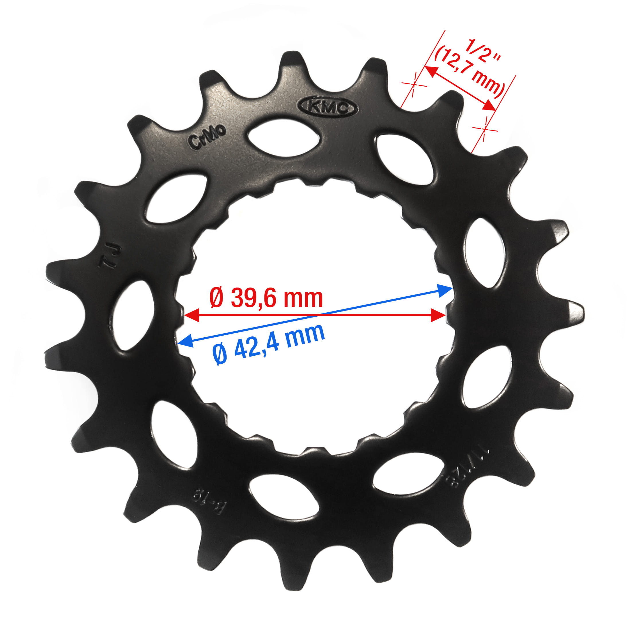 kmc-e-bike-kettenblatt-bosch-gen-2-front-narrow-skizze2 KMC E-Bike Kettenblatt / Motorritzel Bosch Gen. 2 Front Narrow 15-21 Teeth