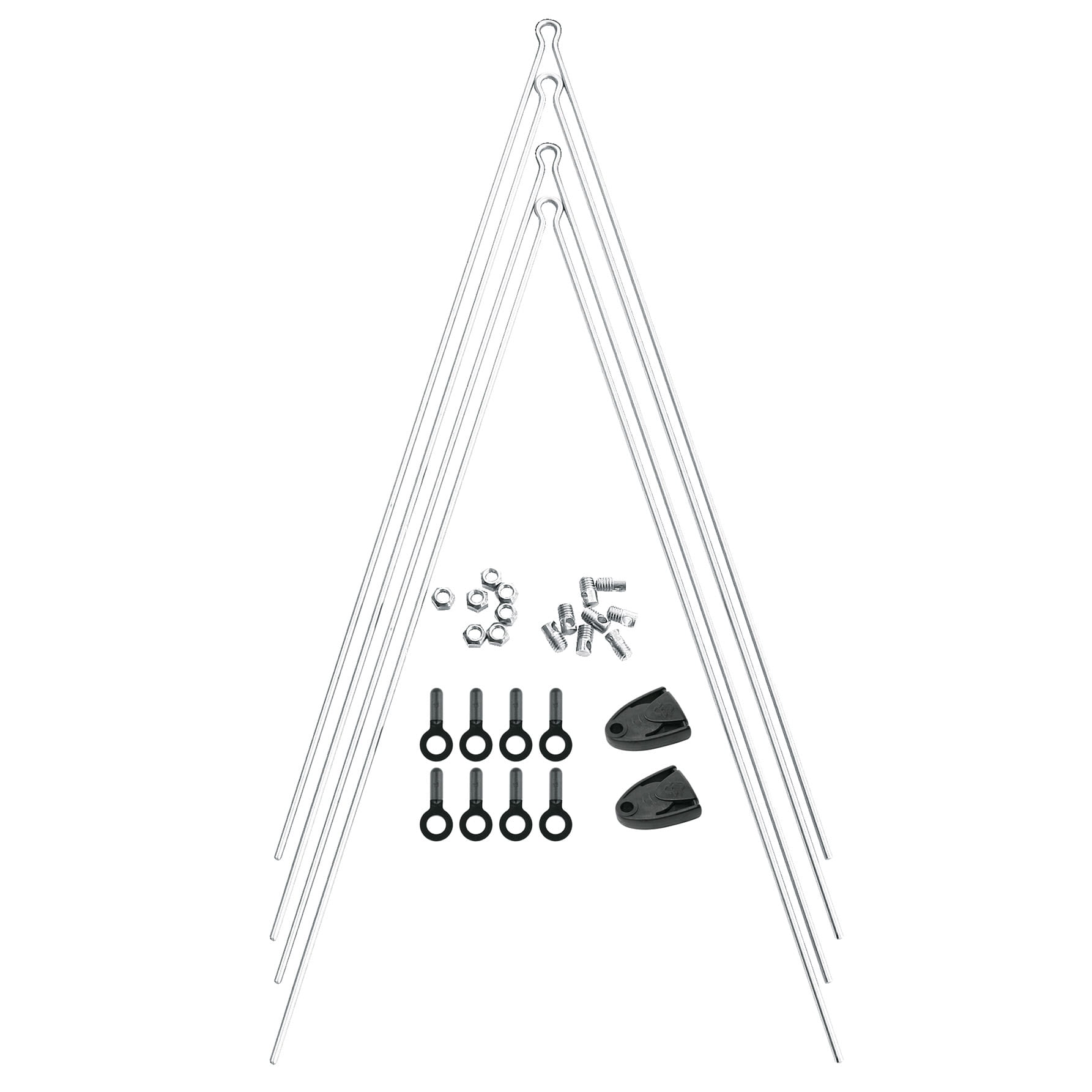 sks-10184-v-stays-chromoplastic SKS V-Streben Set 10184 mit Secu-Clip für Chromoplastics Schutzbleche