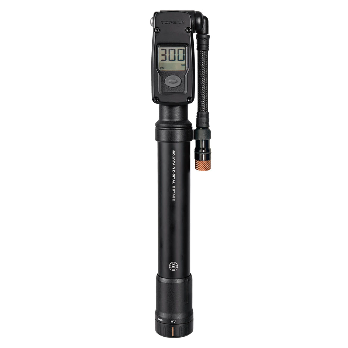 topeak-mountain-digital-2stage-pump-001 Topeak Mountain Digital 2Stage Reifen-/ Dämpferpumpe 20.7 bar