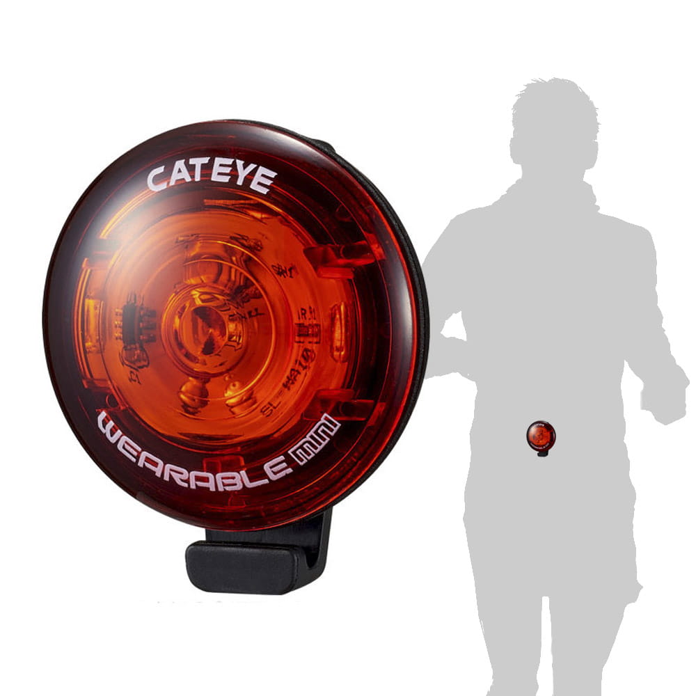 cateye-wearable-mini-clip-on-led-licht-1-jogger Cateye Wearable Mini LED Clip-On-Licht Sicherheitsbeleuchtung SL-WA10