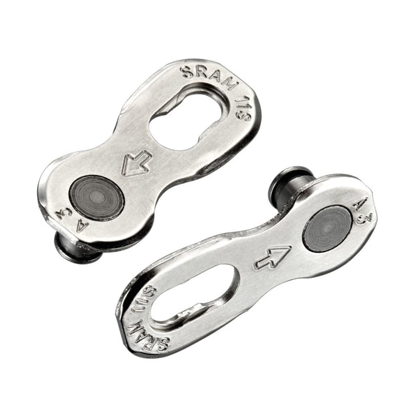 sram-powerlock-kettenschloss-11-fach SRAM PowerLock 11-speed Chain Lock XX1 Silbergrau 00.2518.003.000