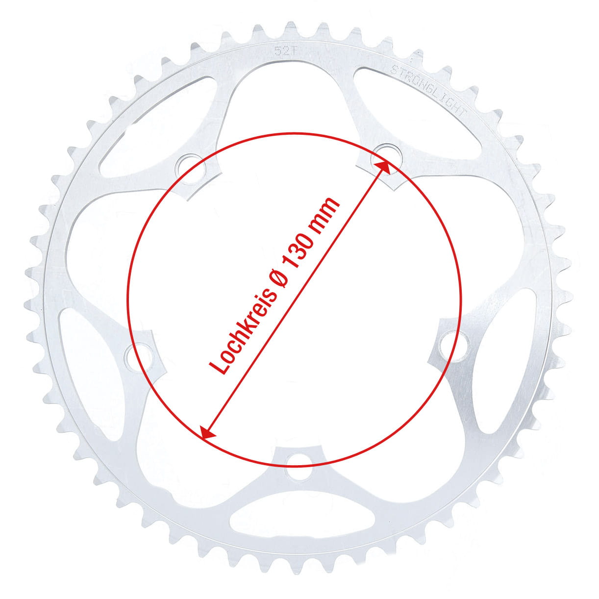 Stronglight Kettenblatt 38 Zähne - 7075 Aluminium Für MTB & ATB