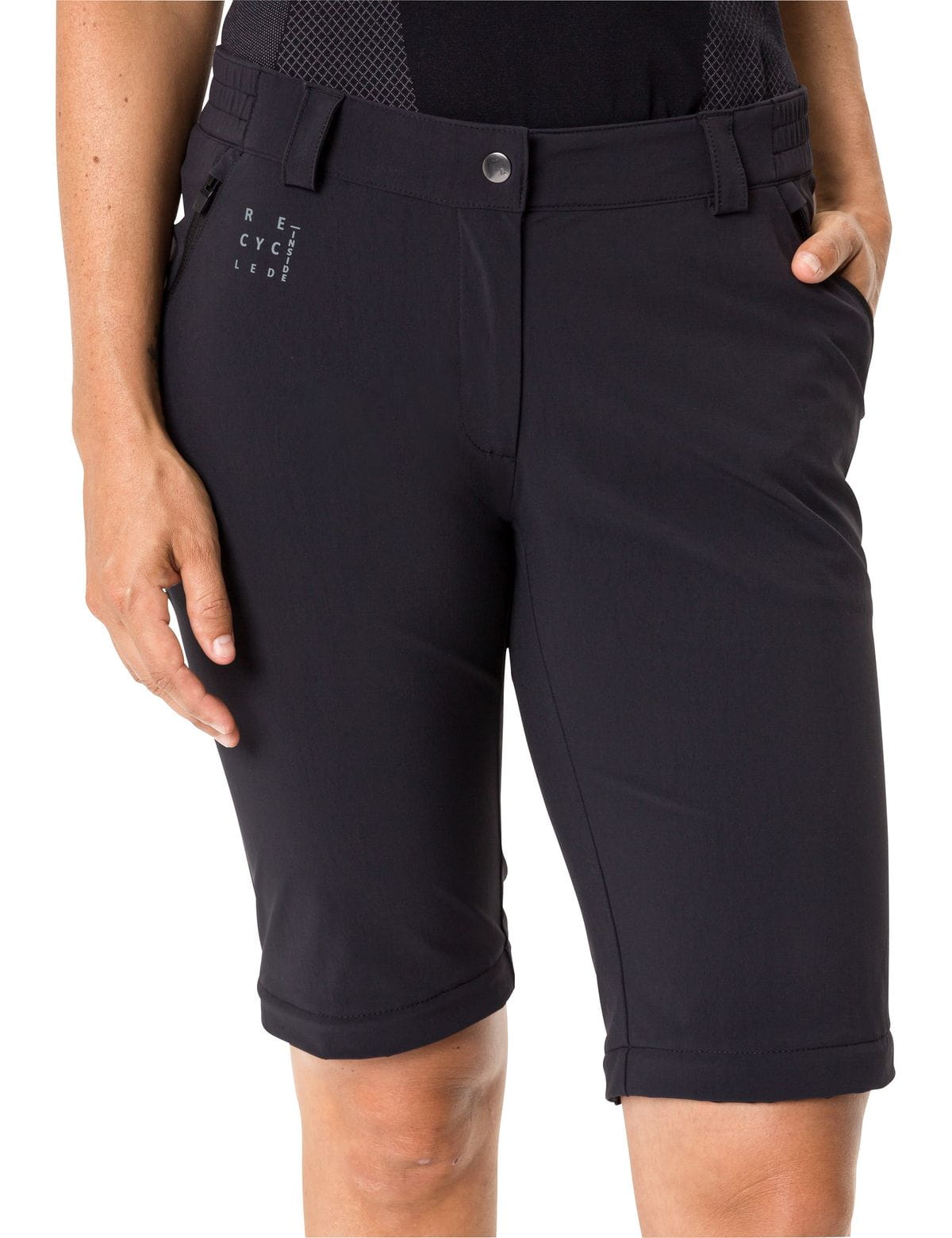 VAUDE Womens Yaras ZO Pants Zip-Off Bike Shorts with Sitzpolster