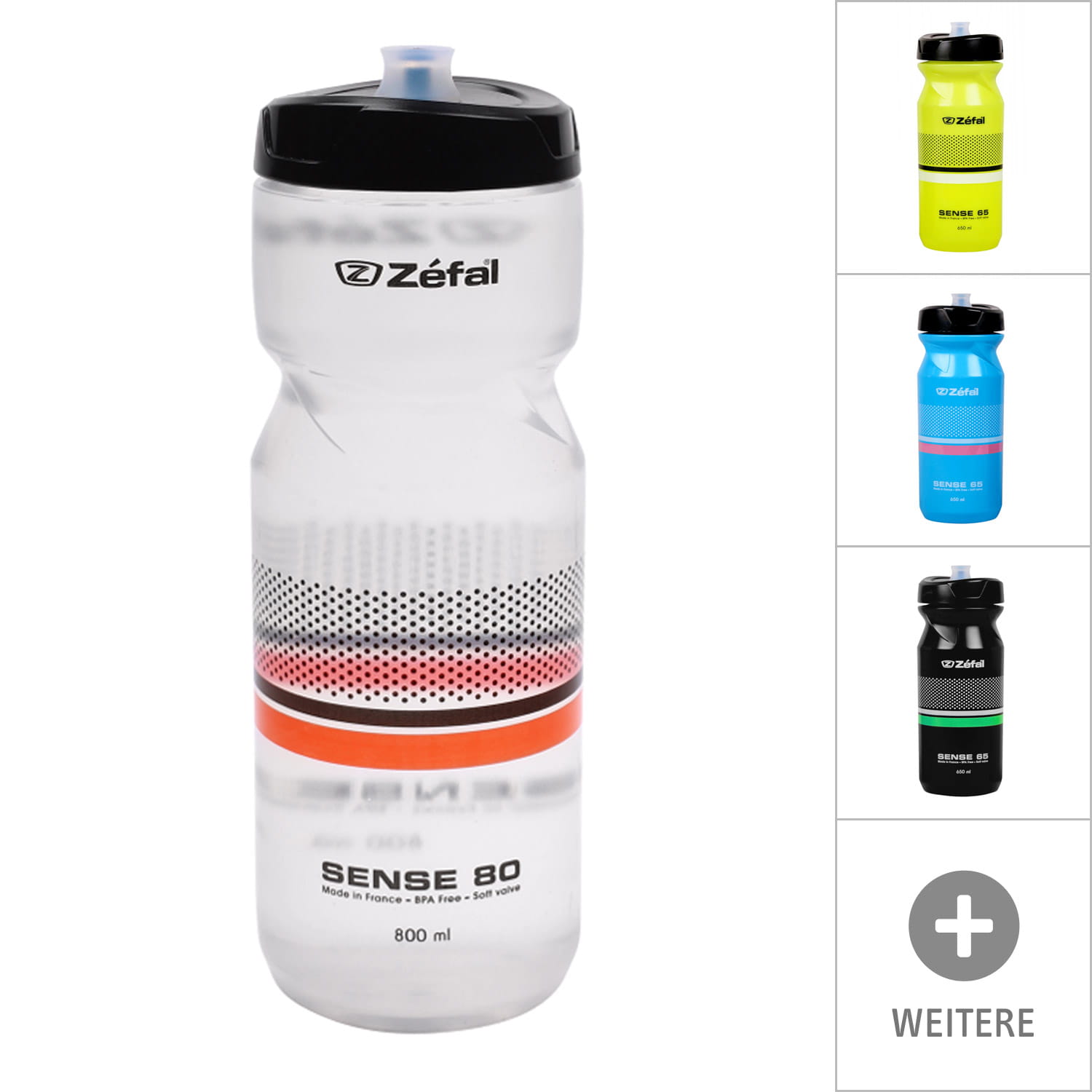 Zefal Sense Soft 80 Trinkflasche 800 ml