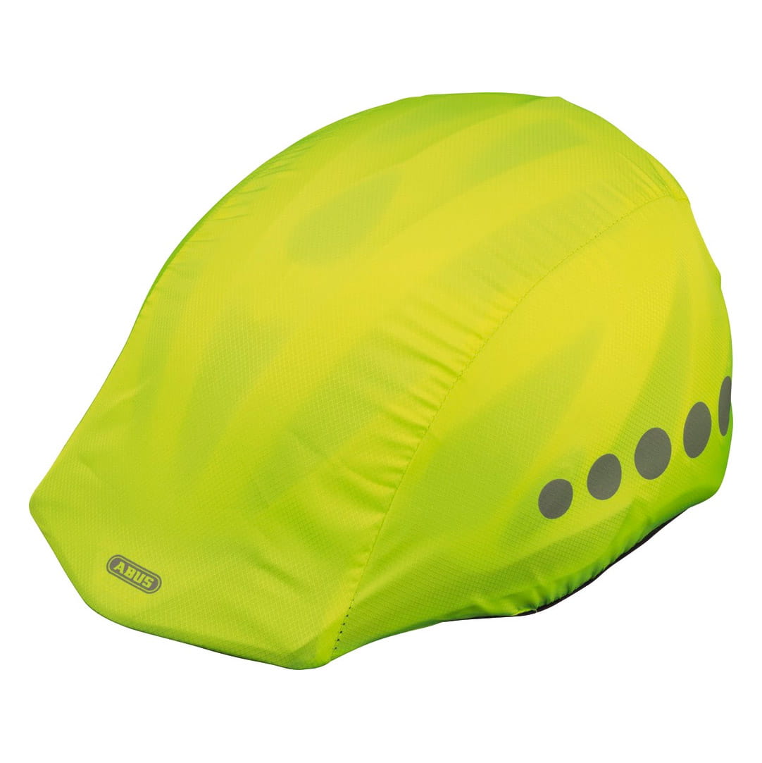 abus-regenkappe-helm-neongelb ABUS Regenkappe / Regenschutz für Visierhelme Neongelb