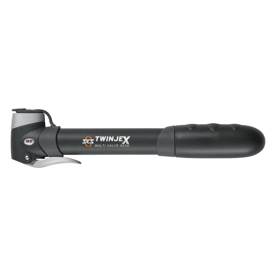 sks-twinjex-pumpe SKS Twinjex Fahrrad Minipumpe Schwarz - 10 Bar