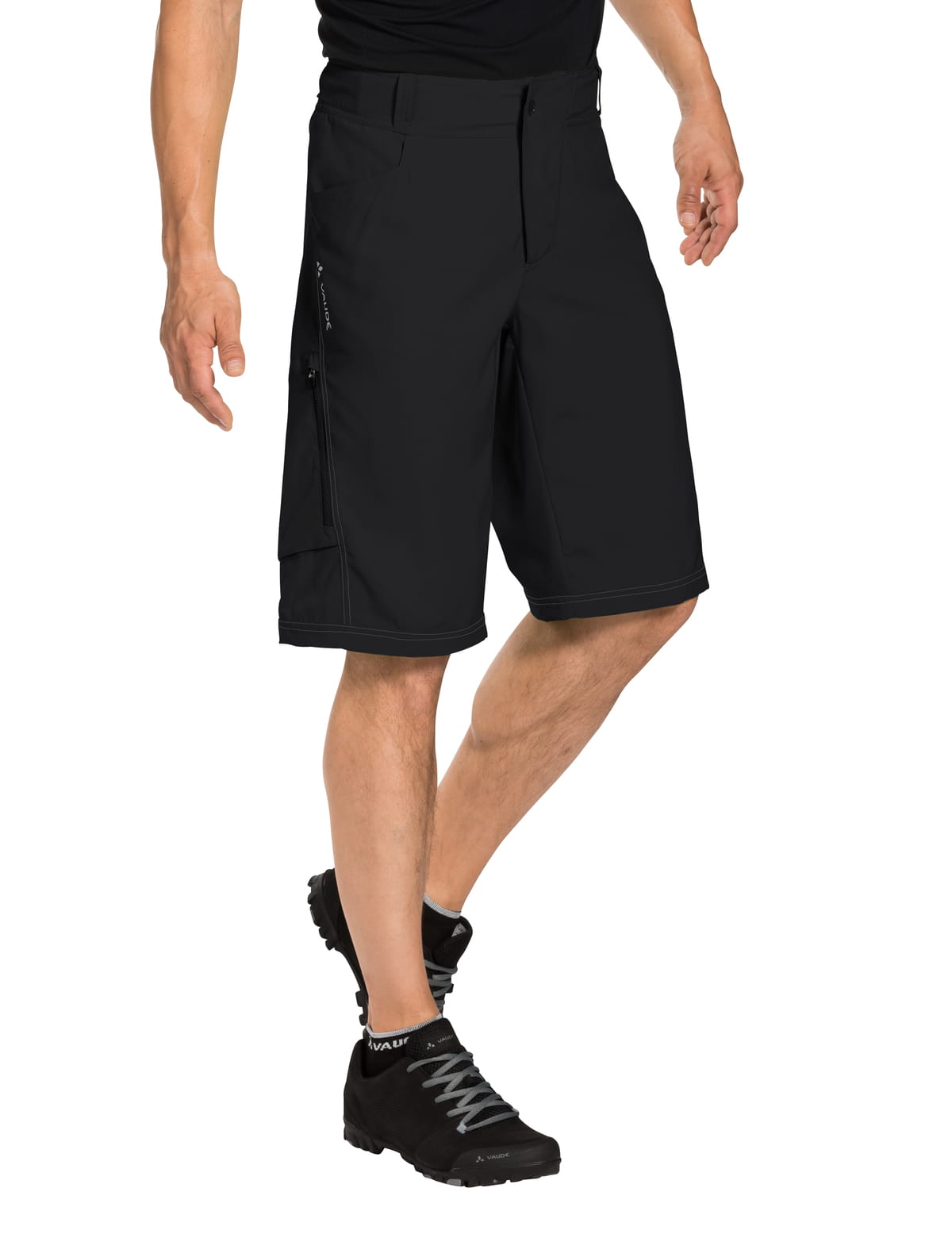 VAUDE Mens Ledro Shorts Bike Shorts with herausnehmbarer Innenhose