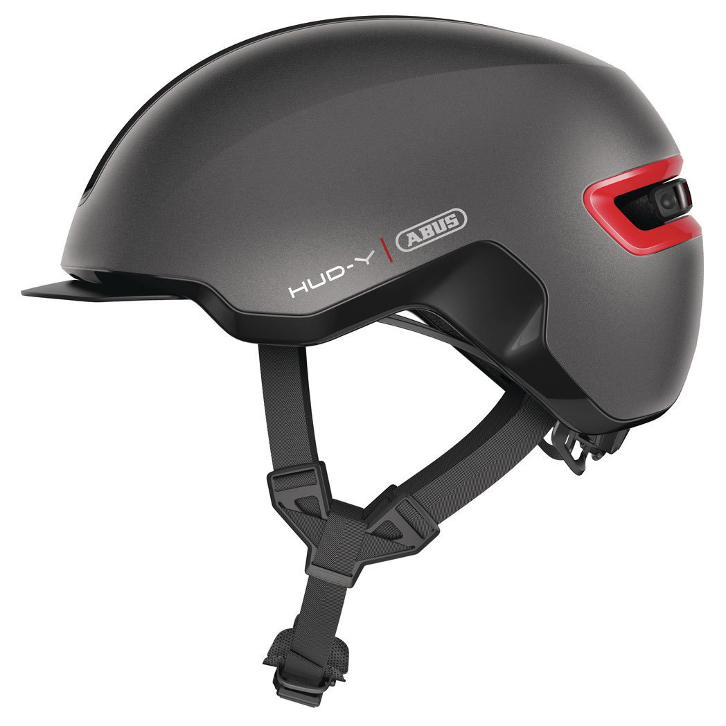 ABUS HUD-Y Fahrradhelm mit LED