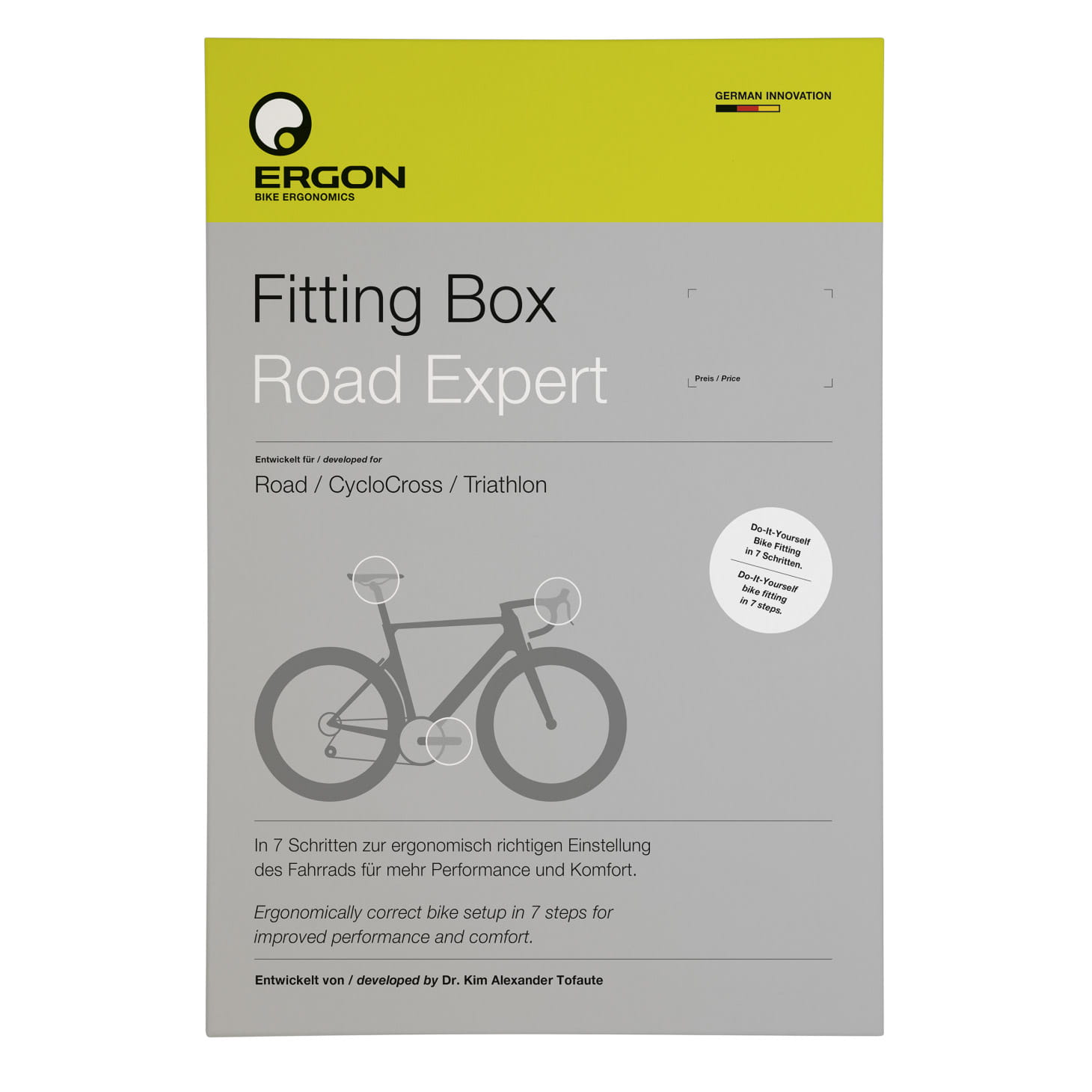 Ergon Bike Fitting Box Road Expert Fahrrad richtig einstellen