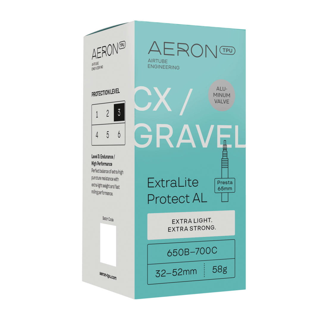 AERON/TPU CX/Gravel ExtraLite Protect AL TPU-Schlauch 28" / 32-52 mm / 65 mm