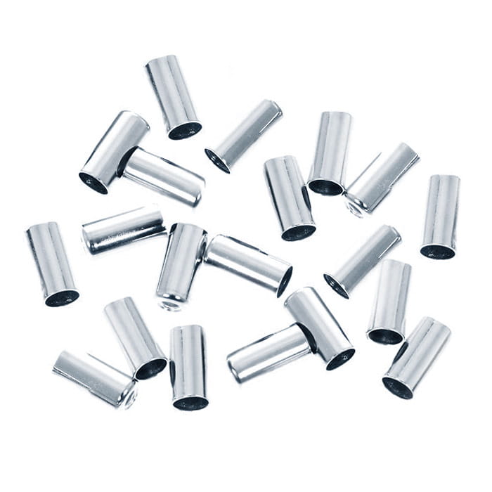 xlc-br-x10-endkappen-bremszug-aussenhuelle-5mm-silber XLC BR-X10 Endkappen for Bremszug-Außenhülle with Ø 5 mm Silber 20 Stück