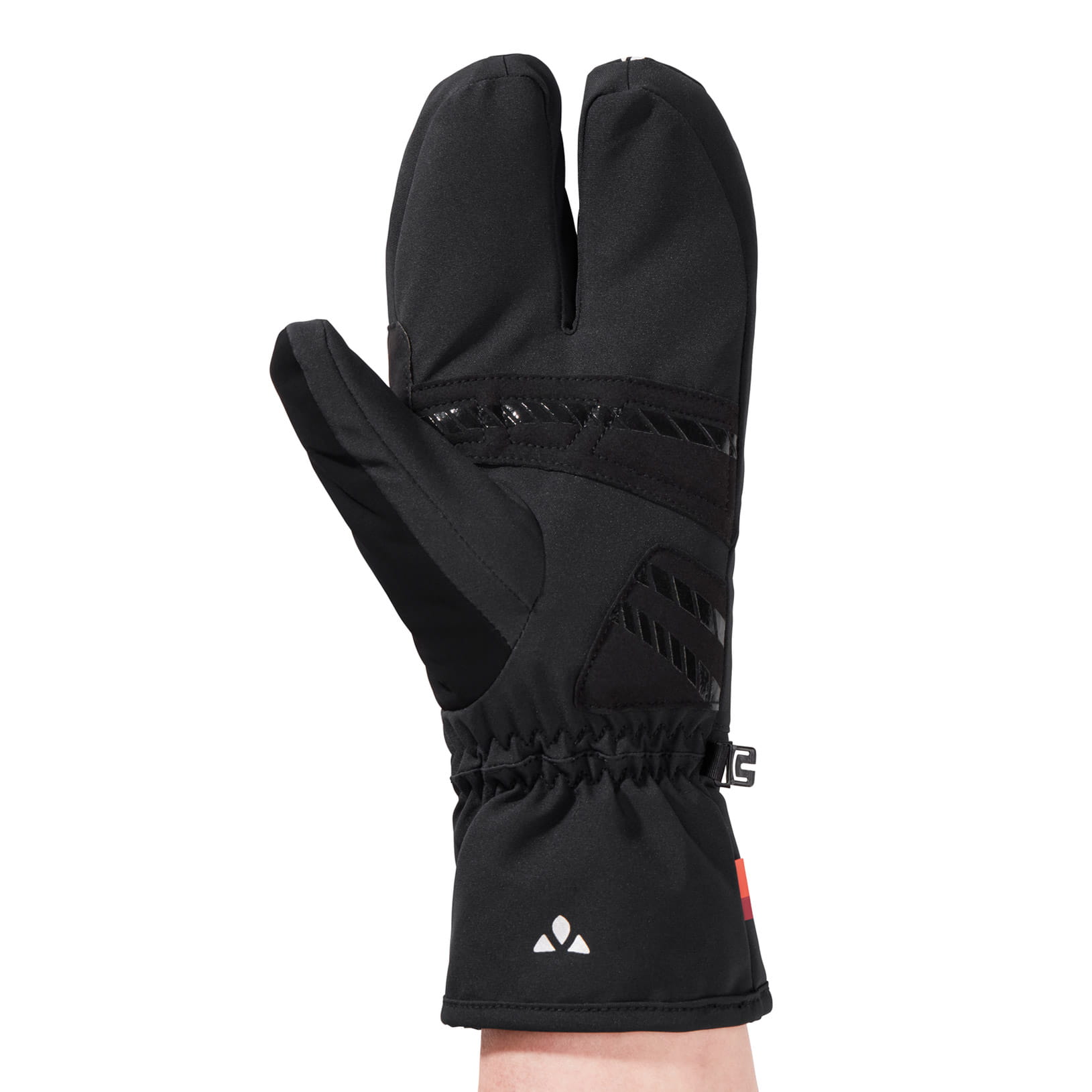 VAUDE Syberia Gloves III 3-Finger-Fahrradhandschuhe Schwarz