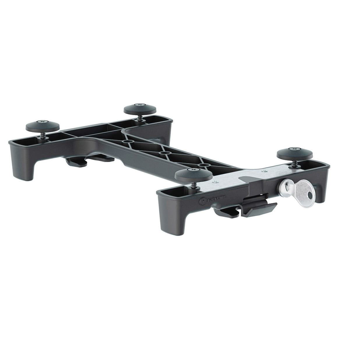 racktime-snapit-2-mit-fuessen-mit-schloss-01 Racktime SNAPIT 2.0 Adapter Plate for Racktime Rack