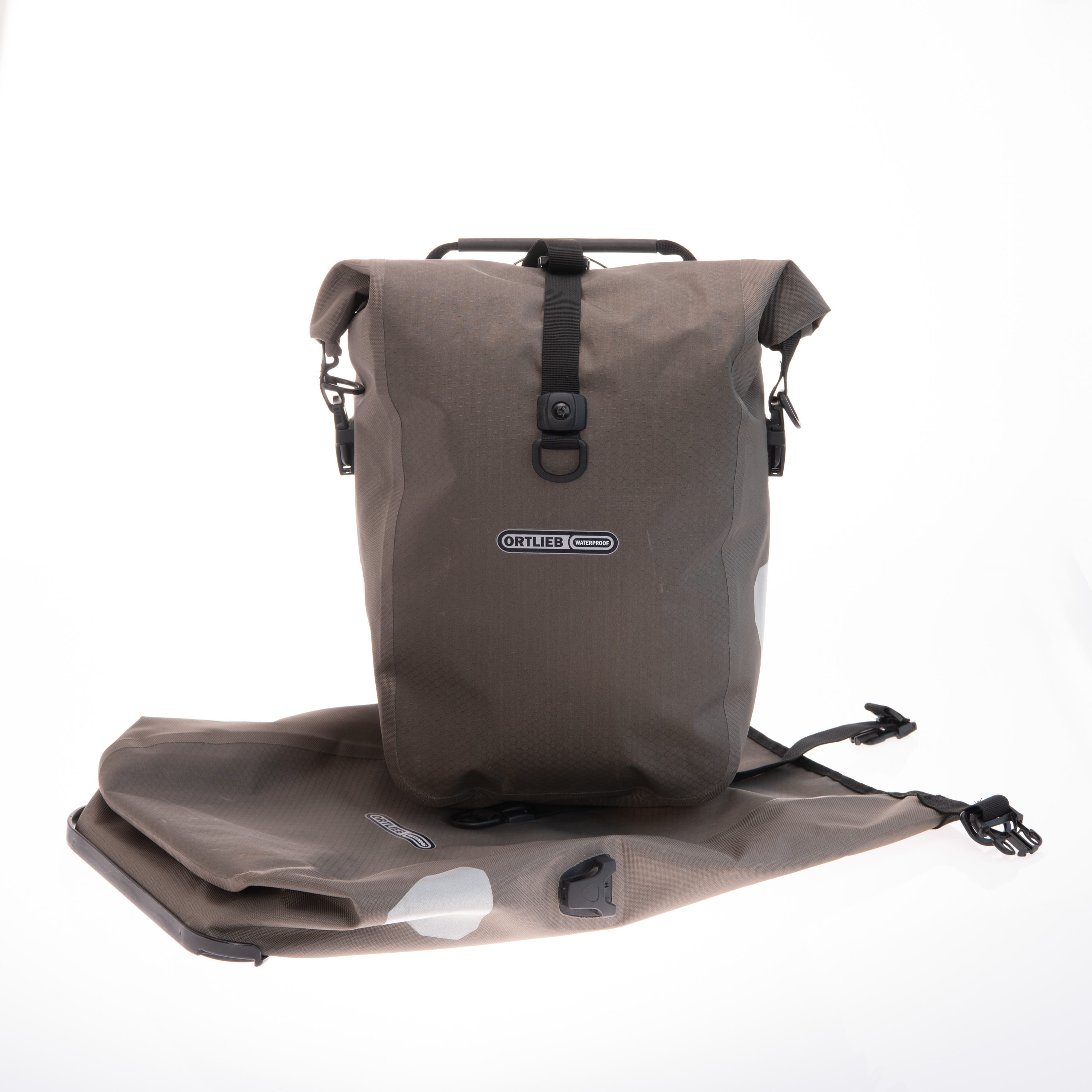 Ortlieb Gravel-Pack Gepäckträgertaschen Paar 29L - Dark Sand (B-Ware)
