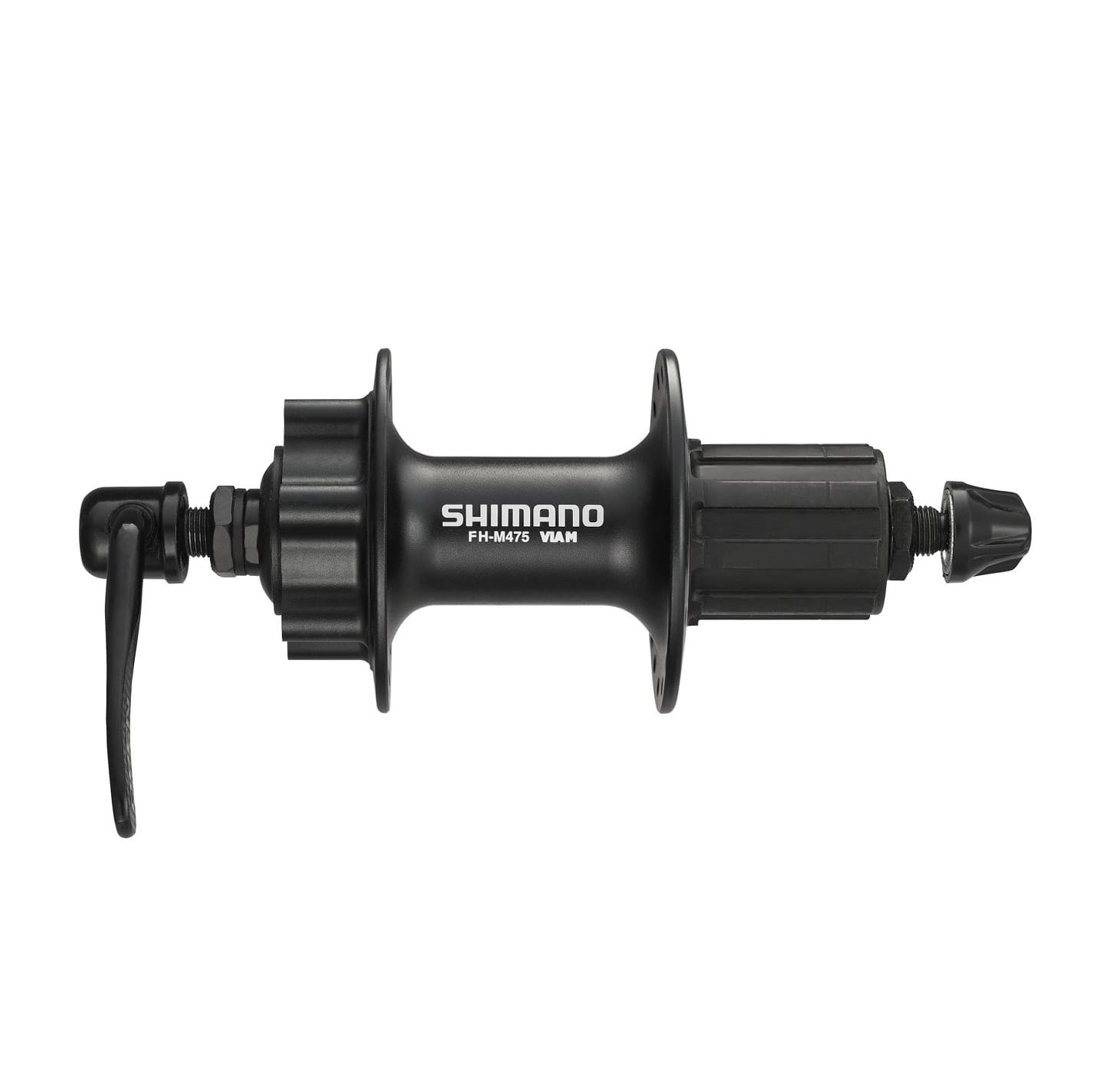 shimano-hr-nabe-fh-m475-6-loch-135-schnellspannachse-black Shimano HR-Nabe FH-M475 Disc 6-Loch, 135 mm Schnellspannachse