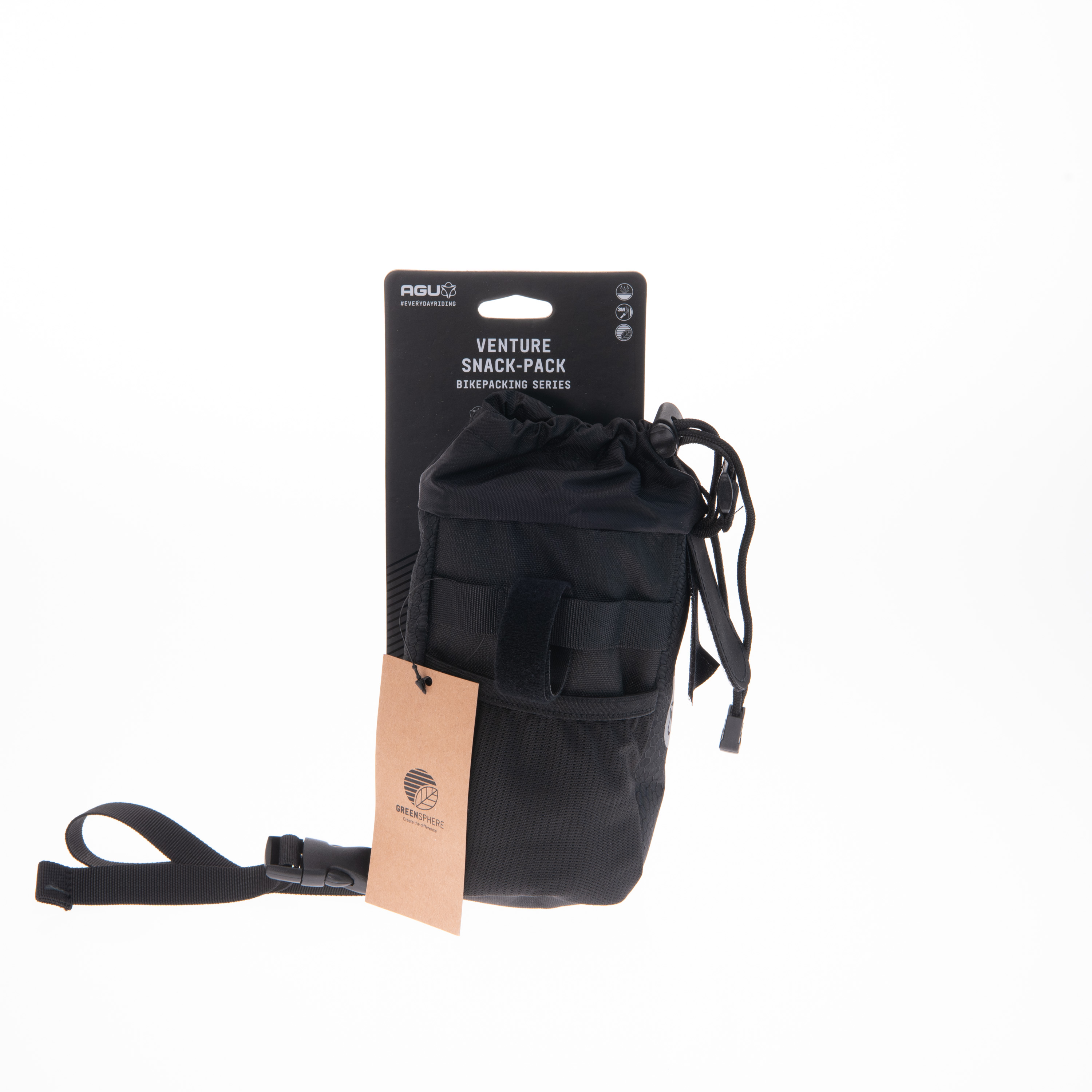 AGU Venture Snack-pack Food Pouch / Bottle Bag 1L - Black (B-Ware)