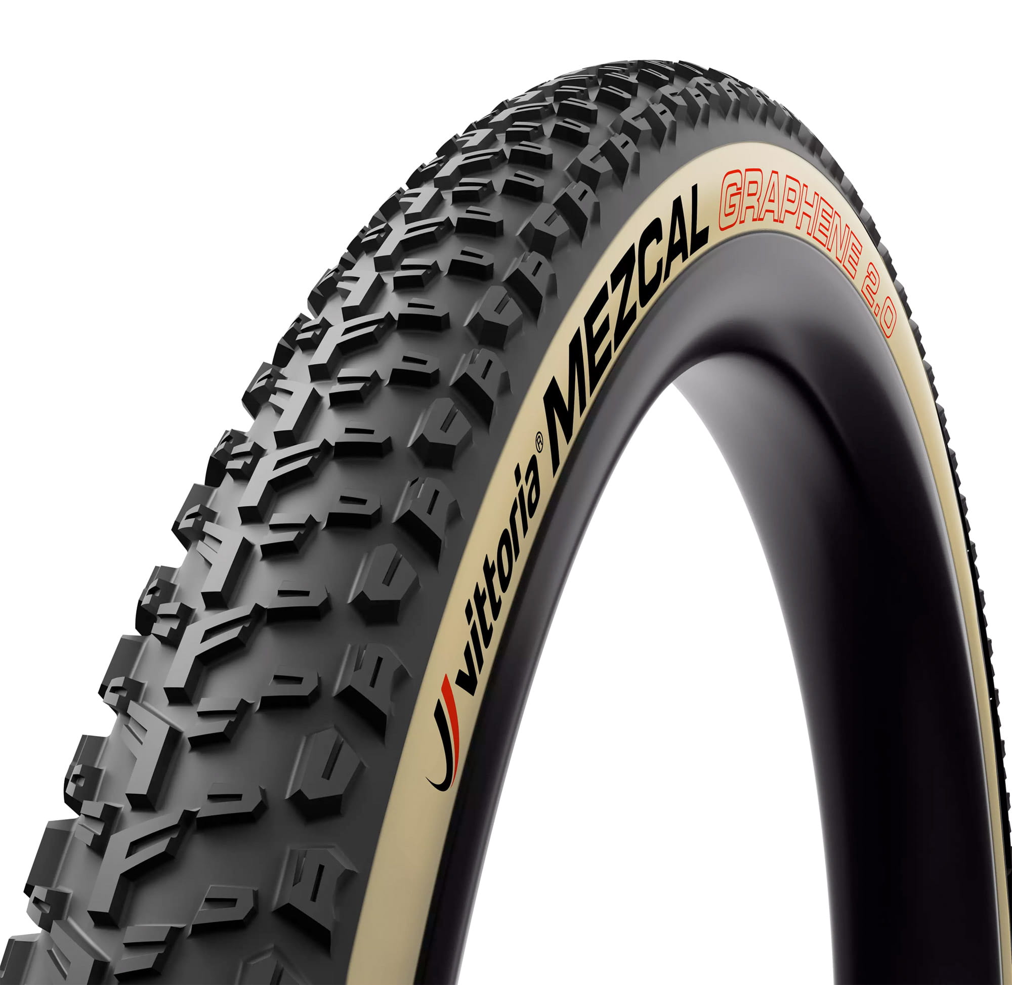 Vittoria Mezcal XC-Race Graphene 2.0 Faltreifen Schwarz/Beige Vittoria Mezcal XC-Race Graphene 2.0 Faltreifen Schwarz/Beige