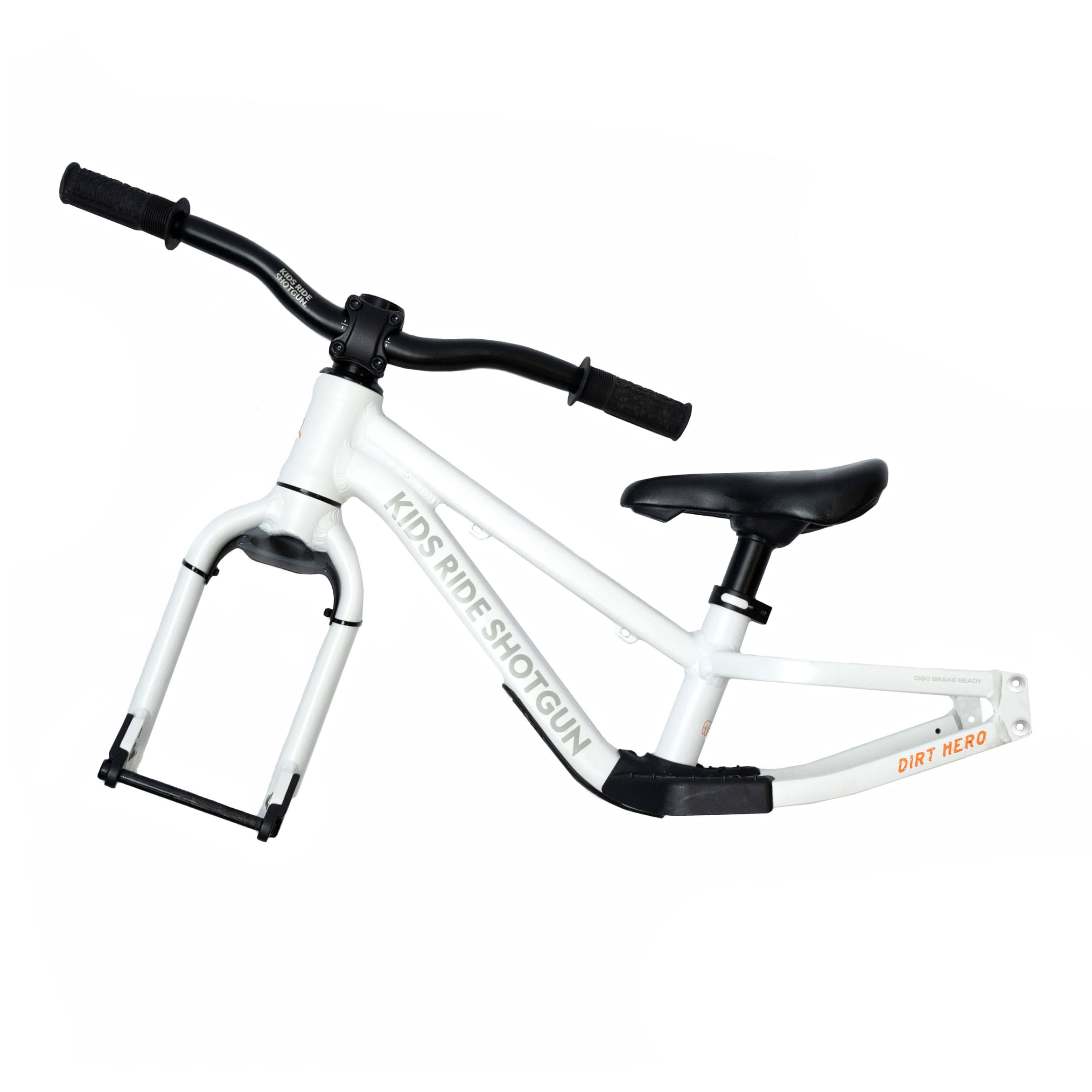 Kids Ride Shotgun Dirt Hero Frameset 12"/14" White Kids Ride Shotgun Dirt Hero Frameset 12"/14" White