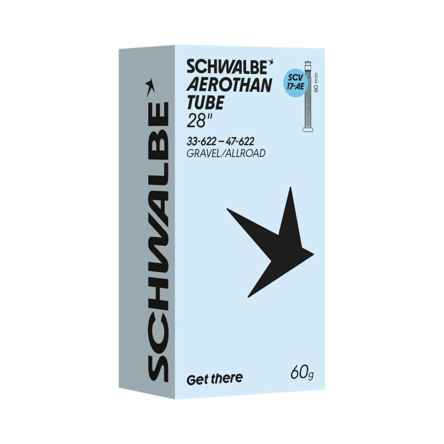 Schwalbe Aerothan SCV Schlauch mit Aluschaft 28" Gravel/Allroad