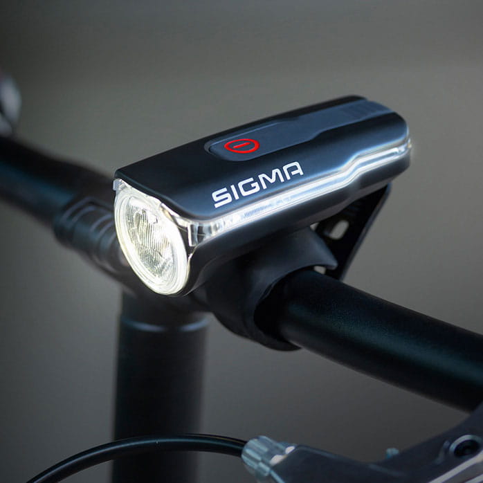 Sigma AURA 60 LED Bike Light and Rear Light Infinity with USB