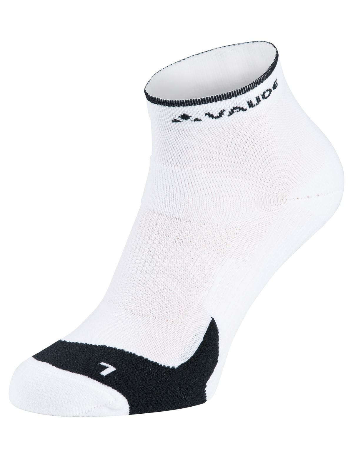 vaude-bike-socks-short-white 401340100420 - Weiß / Schwarz